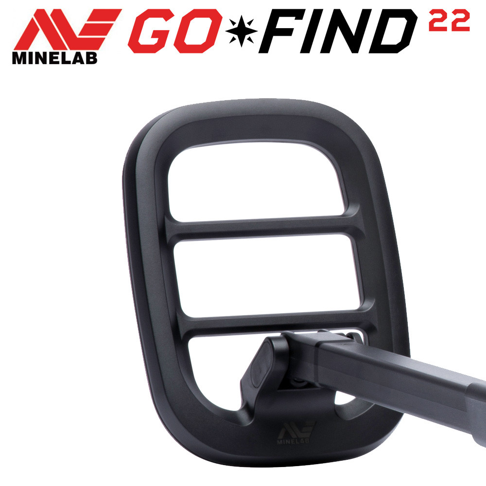 Minelab Go Find 22 4 Disque de détection étanche rectangulaire du détecteur de métaux Minelab GO-FIND 22