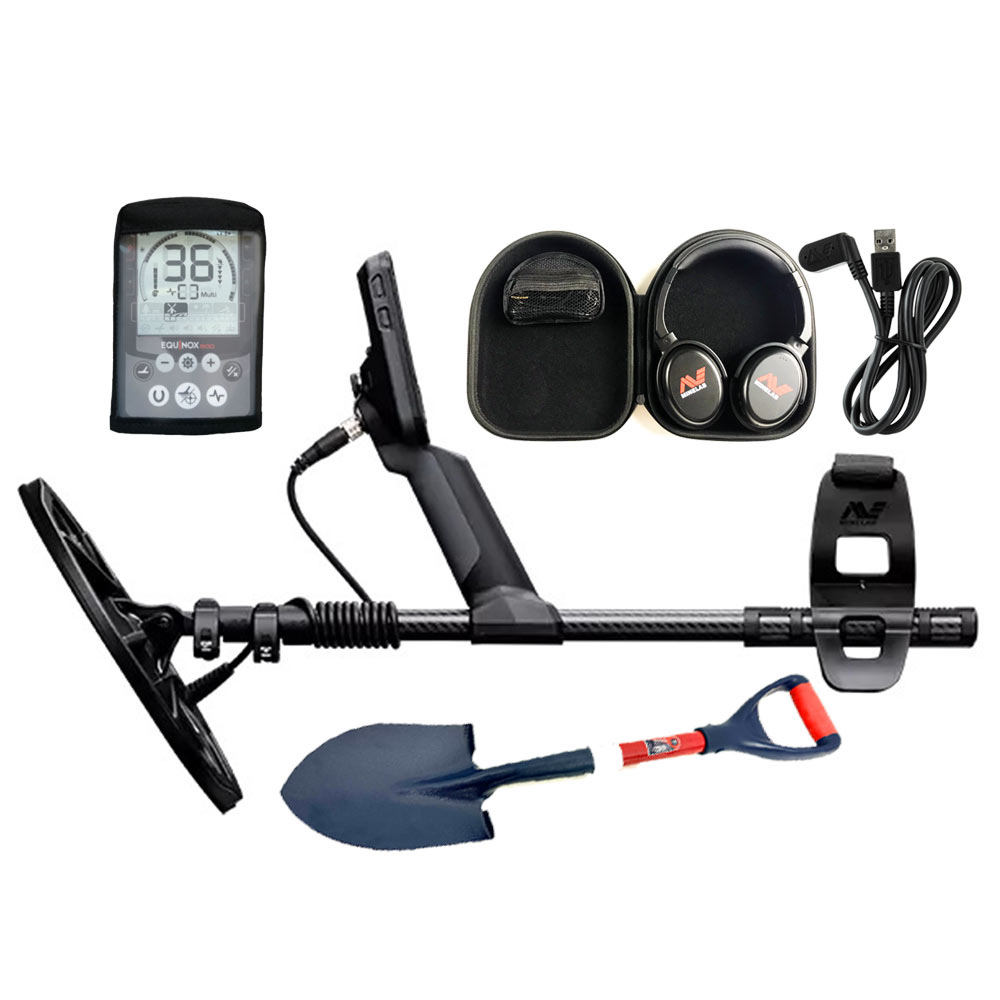 Minelab Equinox 700 2 Minelab Equinox 700 livré avec casque sans fil, housse de protection boîtier et pelle de prospection Spear and Jackson.