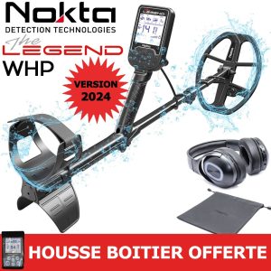 Nokta Legend WHP version 2024 avec canne carbone et housse de boîtier offerte