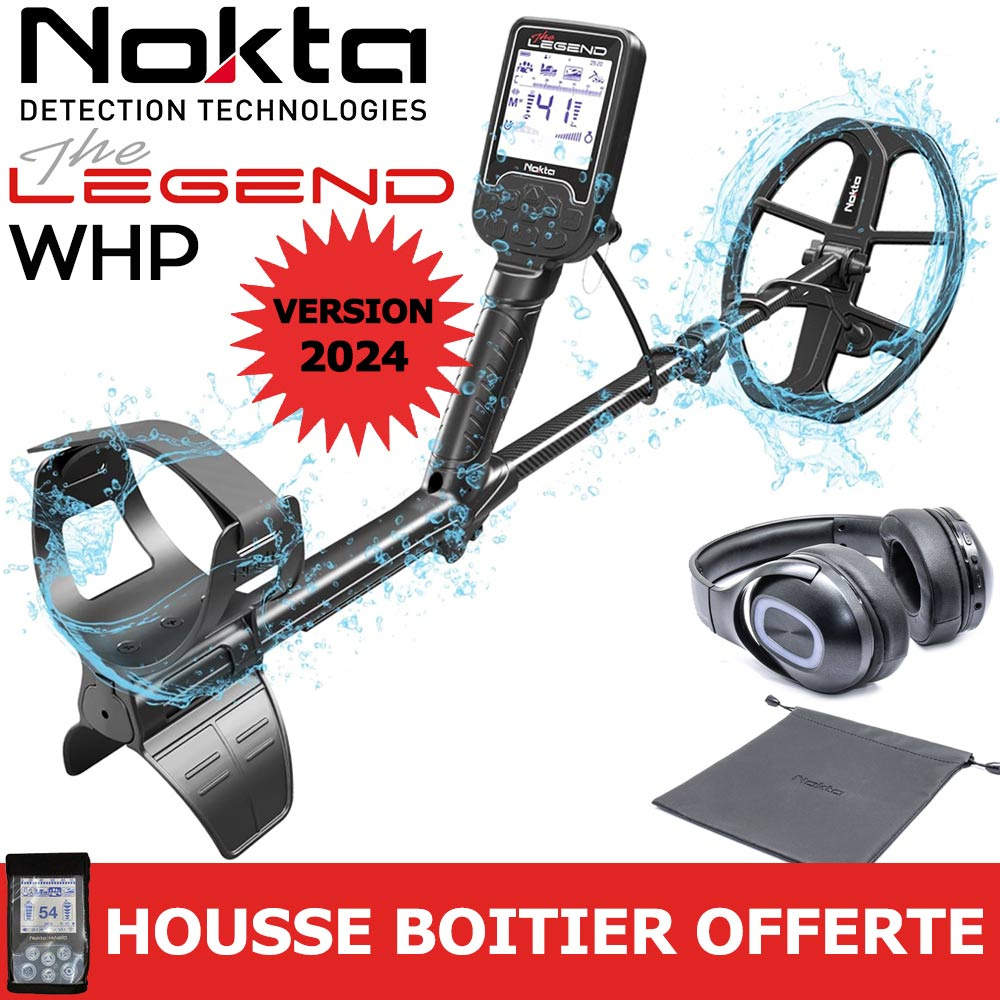 Nokta Legend WHP 1 Nokta Legend WHP version 2024 avec canne carbone et housse de boîtier offerte
