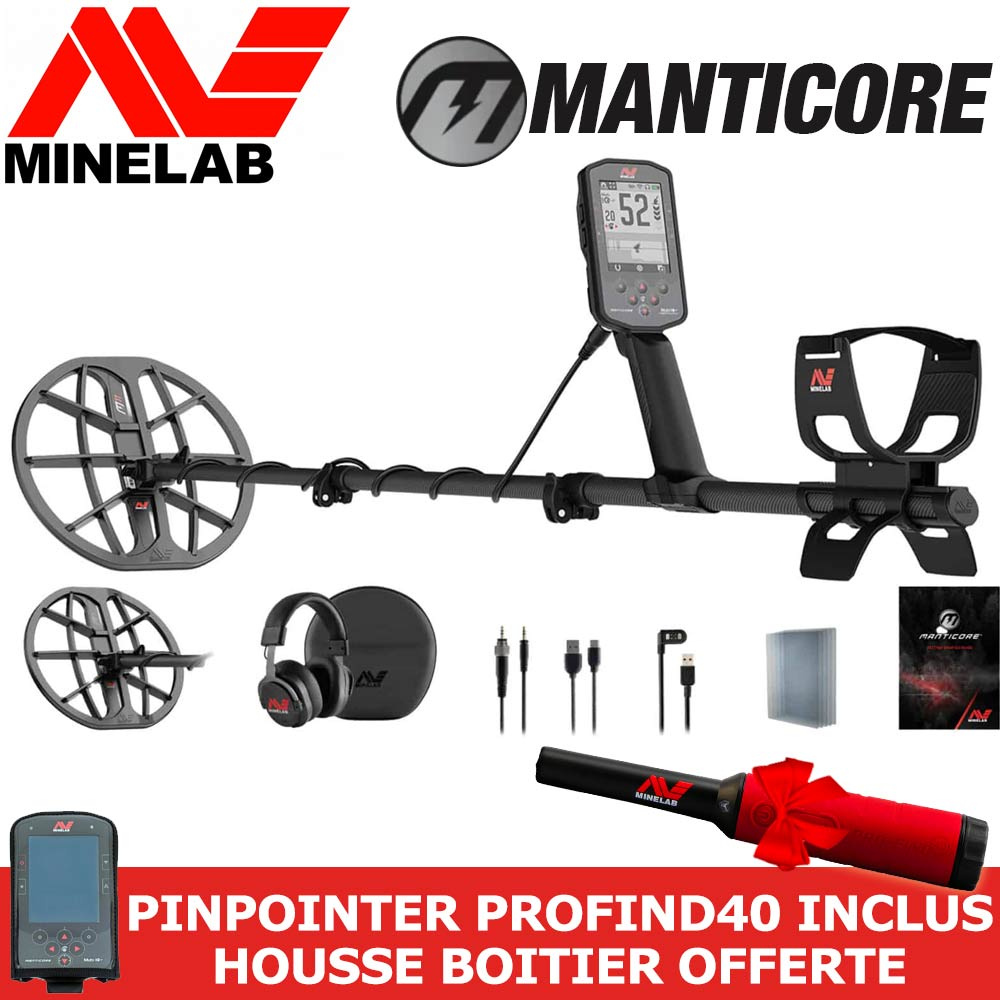 Détecteur et détection : acheter son détecteur moins cher ! 12 Minelab Manticore