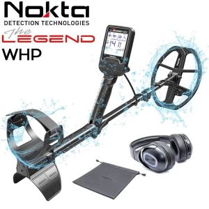 Pack complet Nokta Legend WHP avec casque sans fil, housse et canne carbone