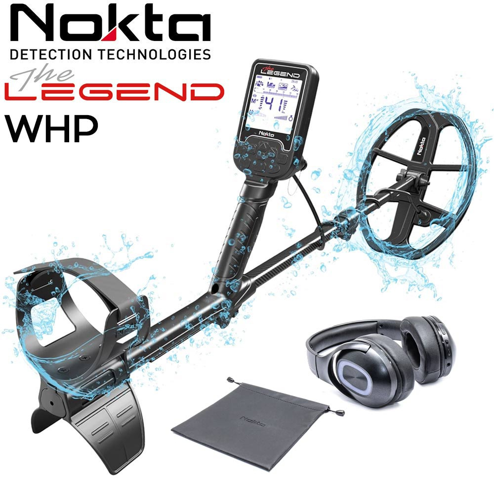 Nokta Legend WHP 2 Pack complet Nokta Legend WHP avec casque sans fil, housse et canne carbone