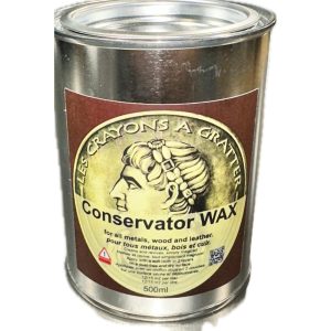 Pot de cire Conservator Wax Les Crayons a Gratter 500ml pour la protection et la restauration des metaux