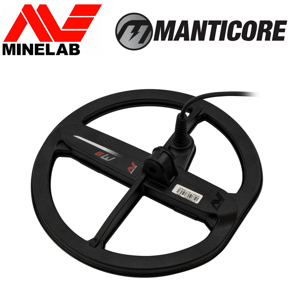 Disque M9 Minelab Manticore 22cm 1 Disque de recherche DD 9 pouces (M9) pour Minelab Manticore , accessoire de détecteur de métaux avec logos