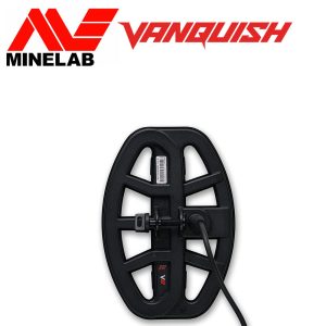 Disque de détection elliptique Minelab V8 de 20x13 cm pour détecteur de métaux Vanquish.