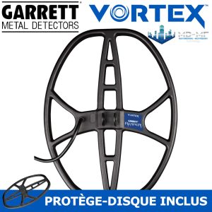 Disque de détection Garrett Reaper 38x26 cm pour détecteur Garrett Vortex avec protège-disque inclus.